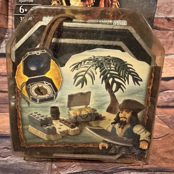 MEGA BLOKS Disney Pirates Caribbean Dead Man's Chest Jack Sparrow #1011 New - Picture 3 of 8